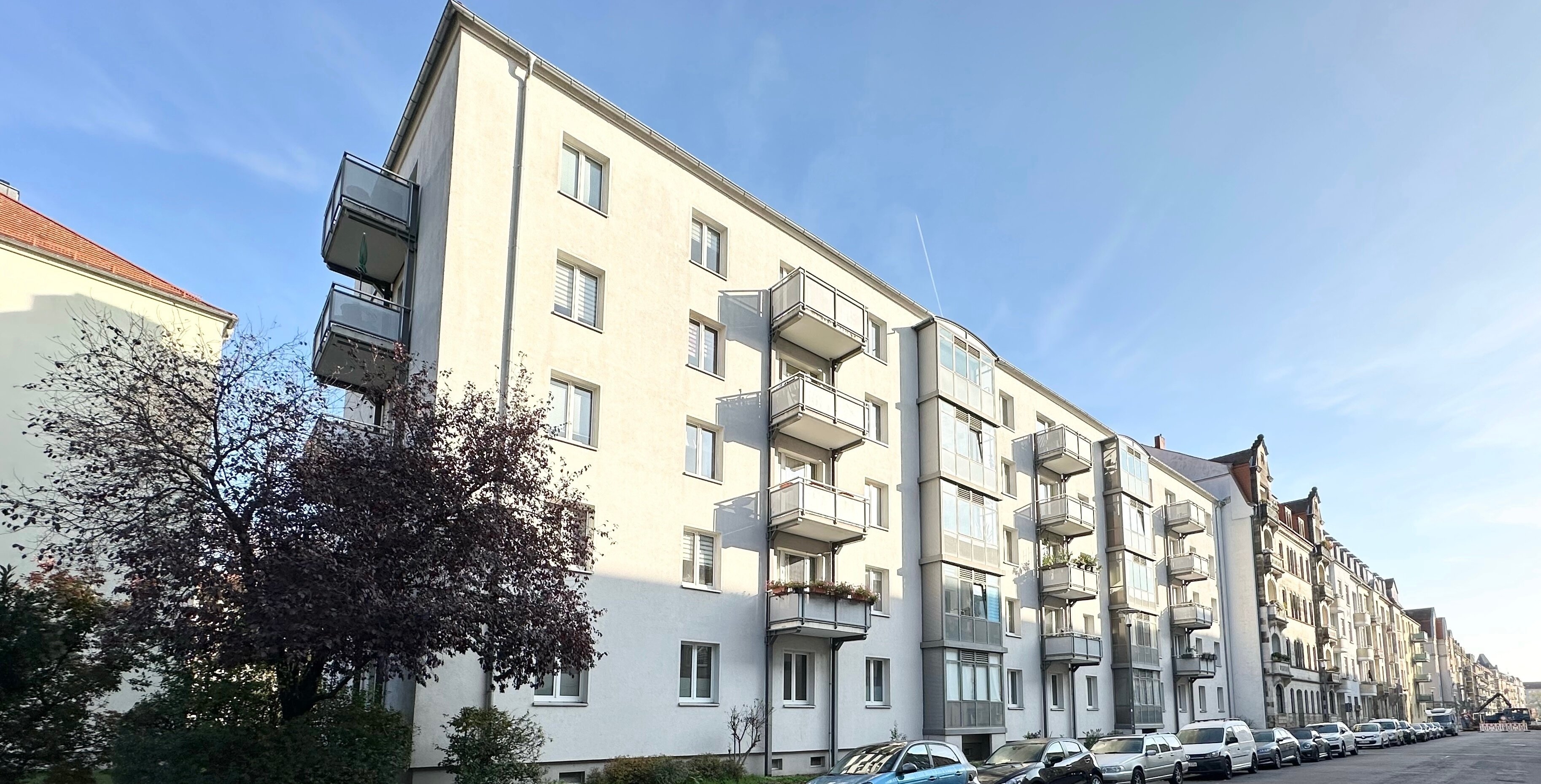 Wohnung zum Kauf als Kapitalanlage geeignet 179.000 € 3 Zimmer 74 m²<br/>Wohnfläche Holbeinstraße 135 Striesen-West (Krenkelstr.) Dresden 01309