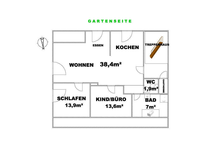 Wohnung zur Miete 815 € 3 Zimmer 75 m²<br/>Wohnfläche Kleinmünchen Linz 4030