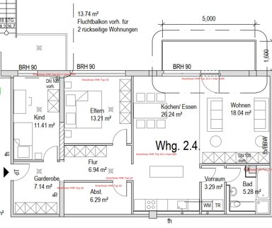 Wohnung zur Miete 700 € 3 Zimmer 102 m² frei ab sofort Rurstraße 72 Stadtkern - West Düren 52349