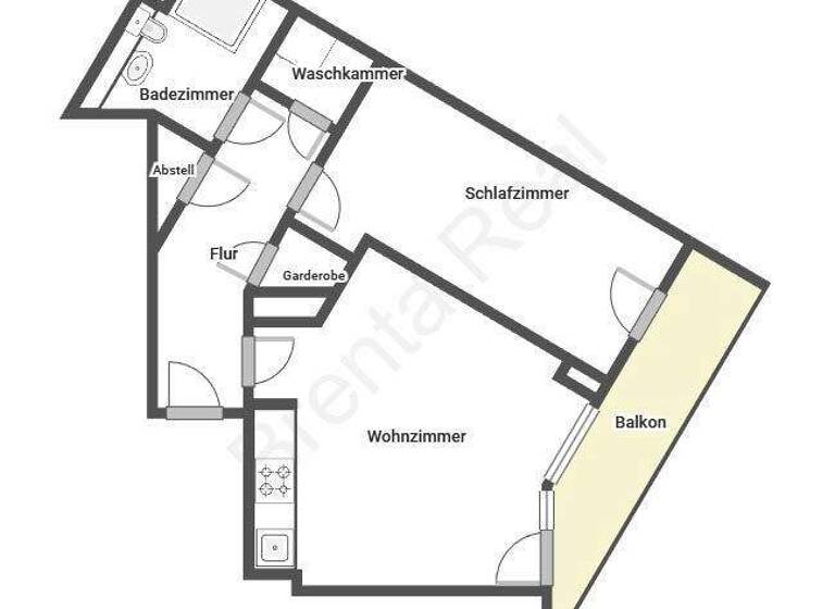 Wohnung zum Kauf 470.000 € 2 Zimmer 56 m² 4. Geschoss frei ab sofort Friedrichshain Berlin 10247