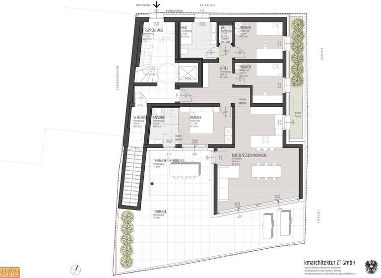 Wohnung zum Kauf - Erstbezug 849.000 € 4,5 Zimmer 97 m² EG Gmunden 4810