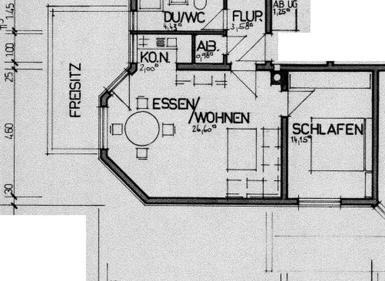 Wohnung zum Kauf provisionsfrei 158.000 € 2 Zimmer 53 m² 1. Geschoss Hartheim 79258