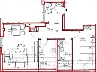 Wohnung zur Miete 355 € 2 Zimmer 64 m²<br/>Wohnfläche ab sofort<br/>Verfügbarkeit Äußere Schneeberger Straße 14 Mitte - Süd 141 Zwickau 08056