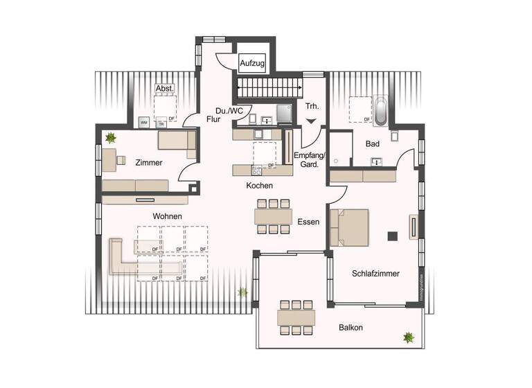 Penthouse zum Kauf 698.000 € 3 Zimmer 146,9 m² 2. Geschoss Bietigheim Bietigheim-Bissingen 74321