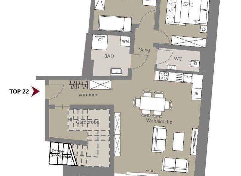 Wohnung zum Kauf - Erstbezug 650.000 € 3 Zimmer 73,5 m² 3. Geschoss Kalvarienberggasse 42 Wien 1170