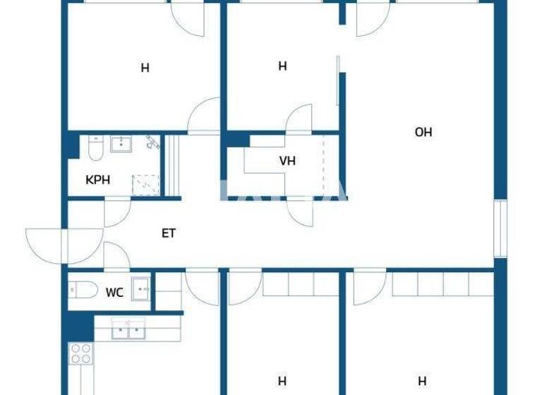 Studio zum Kauf 87.000 € 4 Zimmer 104 m² 5. Geschoss Luhtikatu 3 Lahti 15500