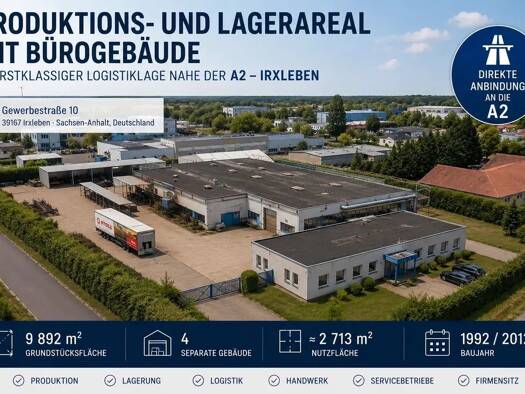 Grundstück zum Kauf provisionsfrei 1.600.000 € 9.892 m² Grundstück frei ab sofort Irxleben Hohe Börde 39167