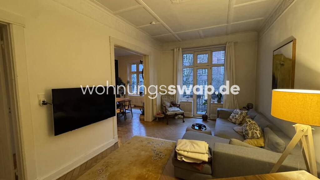 Studio zur Miete Tauschwohnung 1.100 € 3 Zimmer 105 m² 3. Geschoss Uhlenhorst Hamburg 22085