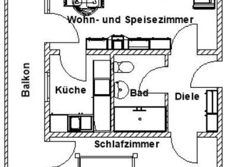 Wohnung zum Kauf provisionsfrei 96.707 € 2 Zimmer 51,4 m² Bremer Str. 103 Iprump/Stickgras Delmenhorst 27751