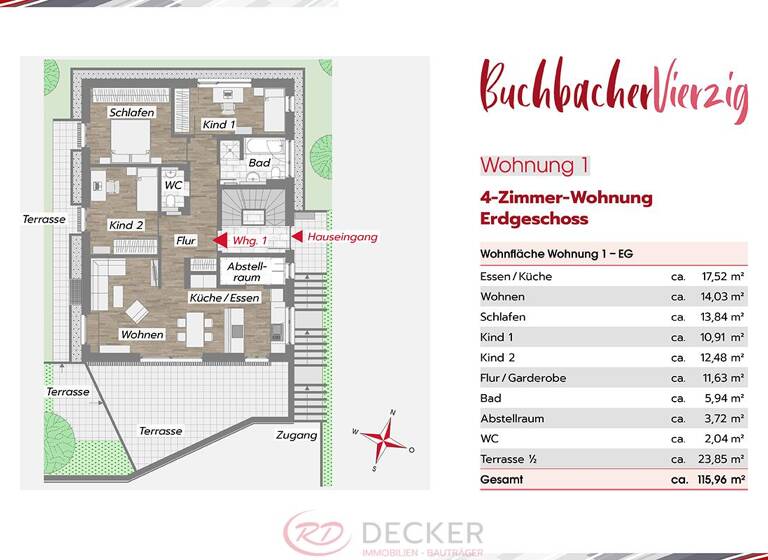 Wohnung zum Kauf 868.000 € 4 Zimmer 116 m²<br/>Wohnfläche Dorfen Dorfen 84405