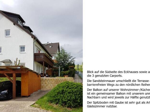 Reihenendhaus zum Kauf provisionsfrei 206.000 € 4 Zimmer 90 m² 180 m² Grundstück Obernaundorf Obernaundorf 01734