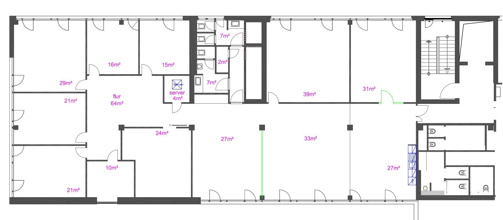 Bürofläche zur Miete 6.715 € 11 Zimmer 425 m²<br/>Bürofläche Petershausen-West Konstanz 78467