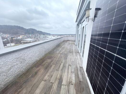 Penthouse zur Miete 1.000 € 3 Zimmer 100 m² Geschoss 4/5 frei ab sofort Berliner Platz 1 Burghausen 84489