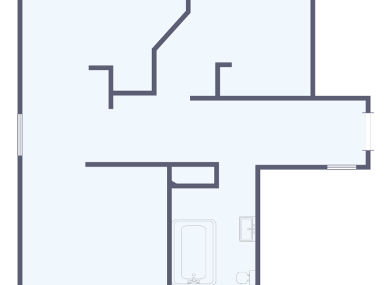 Wohnung zur Miete 465 € 2 Zimmer 84,3 m² 2. Geschoss Goethestraße 87 Innenstadt Riesa 01587