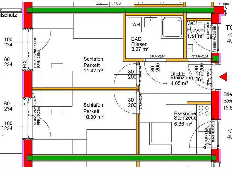 Wohnung zum Kauf 173.000 € 3 Zimmer 38,2 m² 2. Geschoss frei ab 01.11.2026 Hochsteingasse Geidorf Graz 8010