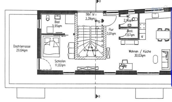 Penthouse zur Miete 795 € 2 Zimmer 63 m²<br/>Wohnfläche 01.04.2025<br/>Verfügbarkeit Aurich Aurich 26603