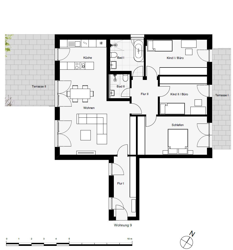 Wohnung zur Miete 2.100 € 4 Zimmer 118,6 m²<br/>Wohnfläche 1.<br/>Geschoss ab sofort<br/>Verfügbarkeit Grube Carl Frechen 50226