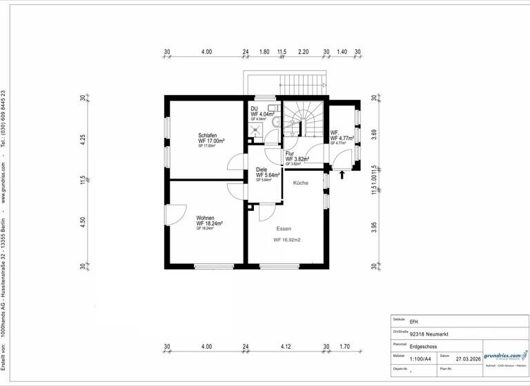 Einfamilienhaus zum Kauf 395.000 € 6 Zimmer 128 m² 580 m² Grundstück Neumarkt Neumarkt in der Oberpfalz 92318