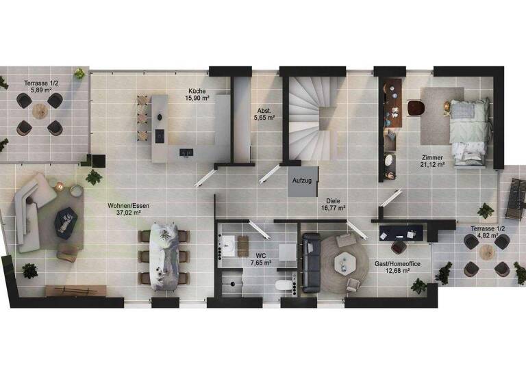 Maisonette zum Kauf - Erstbezug provisionsfrei 959.000 € 4 Zimmer 162 m² Rommersdorf Bad Honnef 53604