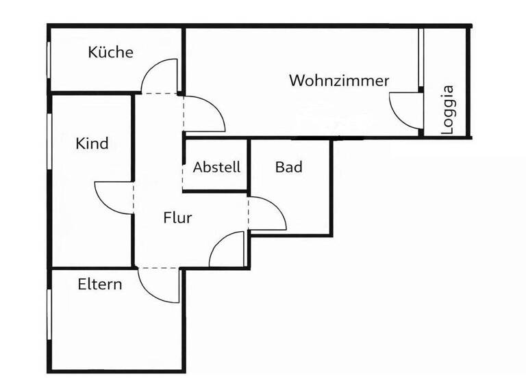 Wohnung zur Miete 1.240 € 3 Zimmer 80 m² 3. Geschoss frei ab 15.04.2026 Katharinengasse 13 Gießen 35390