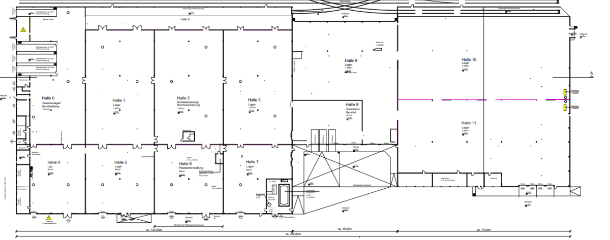 Lagerhalle zur Miete provisionsfrei 18.721 m²<br/>Lagerfläche ab 18.721 m²<br/>Teilbarkeit Ubbedissen Bielefeld 33699