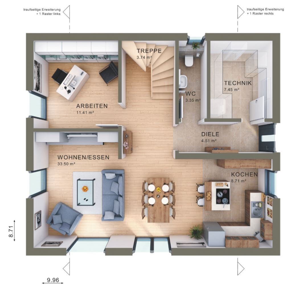 Einfamilienhaus zum Kauf provisionsfrei 876.970 € 4 Zimmer 145 m²<br/>Wohnfläche 690 m²<br/>Grundstück Obergimpern Bad Rappenau 74960