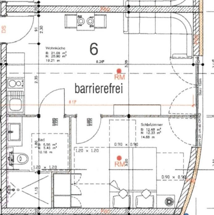 Studio zur Miete Wohnen auf Zeit 950 € 2 Zimmer 35 m²<br/>Wohnfläche ab sofort<br/>Verfügbarkeit Zum Zollstock 2a Glockenwald Saarbrücken 66117