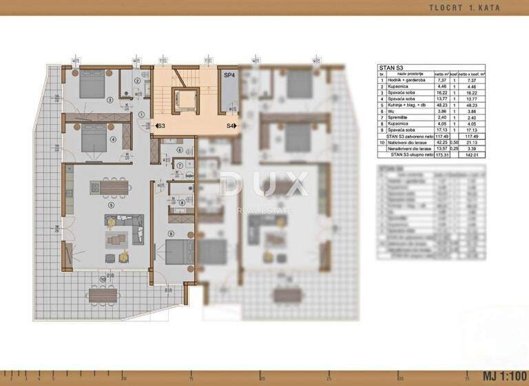 Wohnung zum Kauf 884.500 € 4 Zimmer 1. Geschoss Rovinj 52210