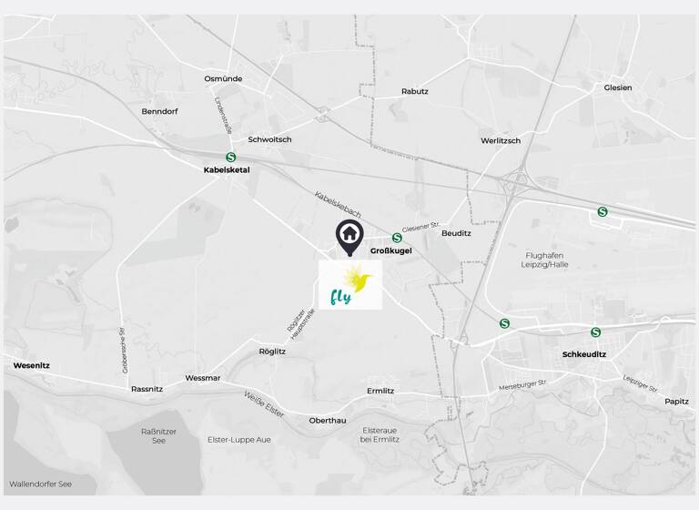 Wohnung zum Kauf provisionsfrei 62.800 € 2 Zimmer 43,1 m² 3. Geschoss Am Rebstock 12 Großkugel 06184