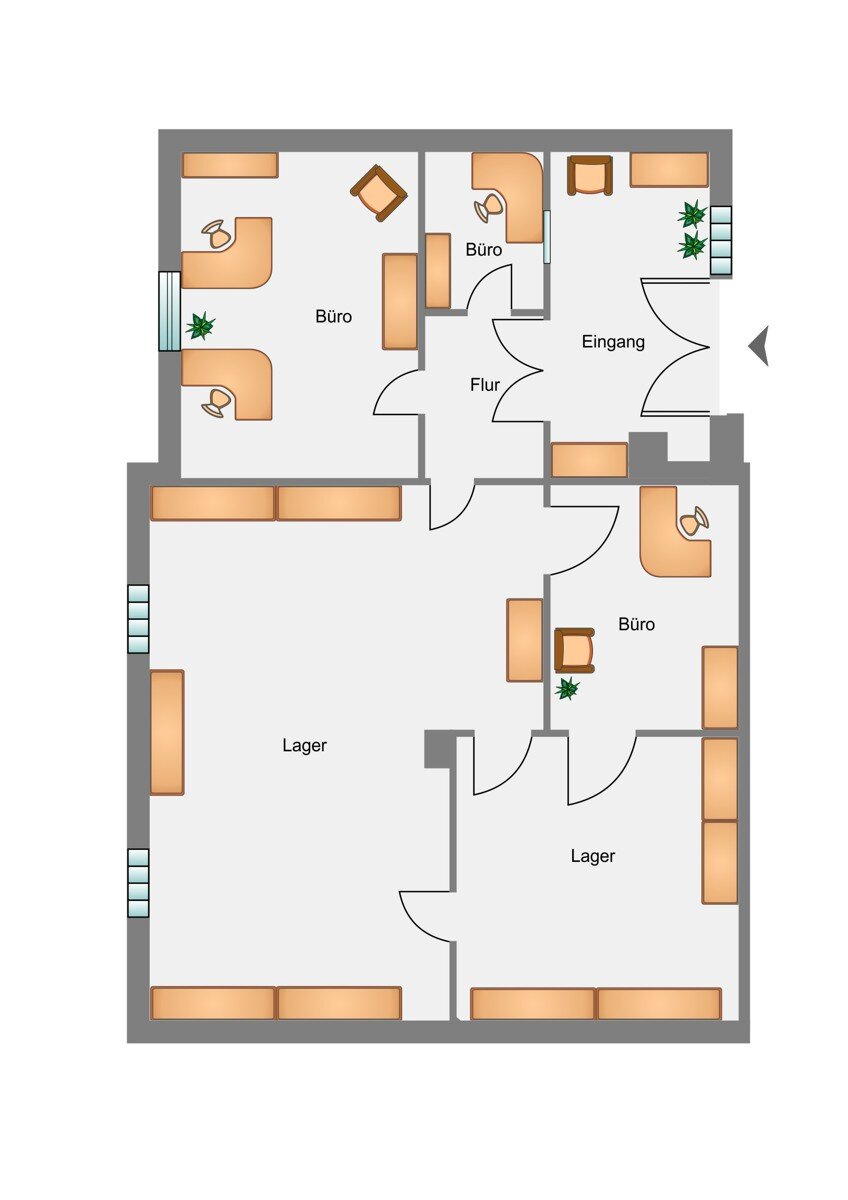 Bürofläche zur Miete 800 € 120 m²<br/>Bürofläche Weststadt Tübingen 72070