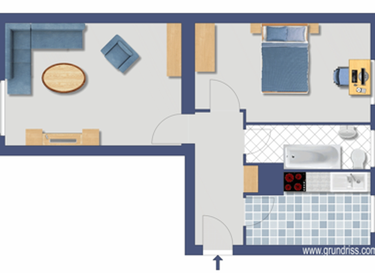 Wohnung zum Kauf provisionsfrei 169.600 € 2 Zimmer 51,7 m² 1. Geschoss Huttwiler Weg 41 Reinickendorf Berlin 13407