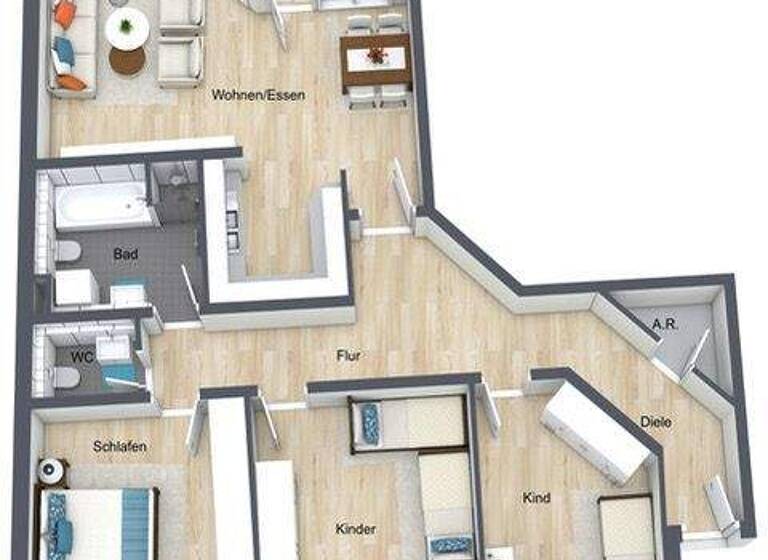 Wohnung zum Kauf als Kapitalanlage geeignet 380.000 € 4 Zimmer 107 m² Wolfringstraße 14 Nordstadt Fürth 90765