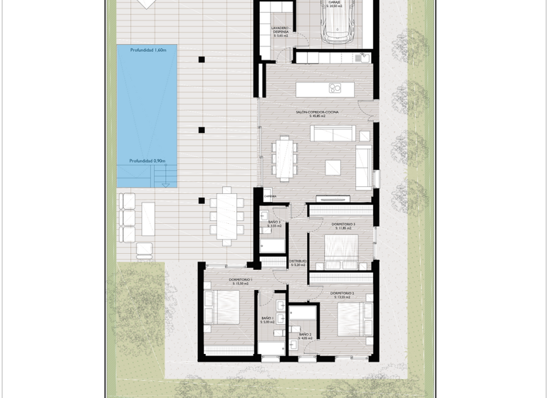 Villa zum Kauf - Erstbezug provisionsfrei 839.950 € 4 Zimmer 141 m² 502 m² Grundstück San Pedro del Pinatar 30740