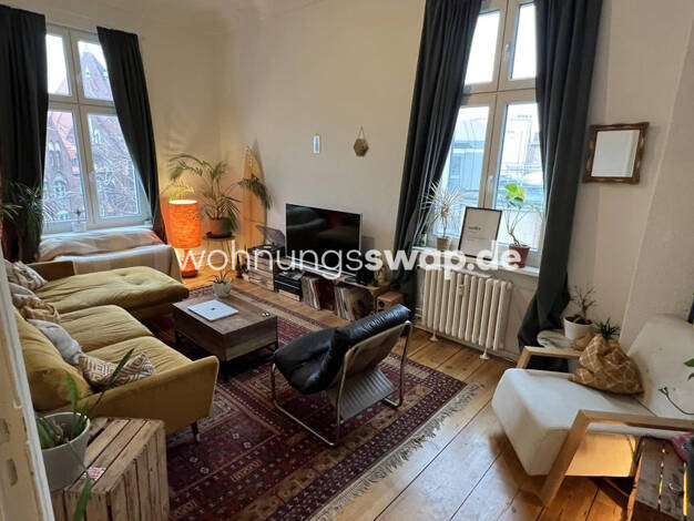 Studio zur Miete Tauschwohnung 720 € 3 Zimmer 73 m² 4. Geschoss Moabit Berlin 10559