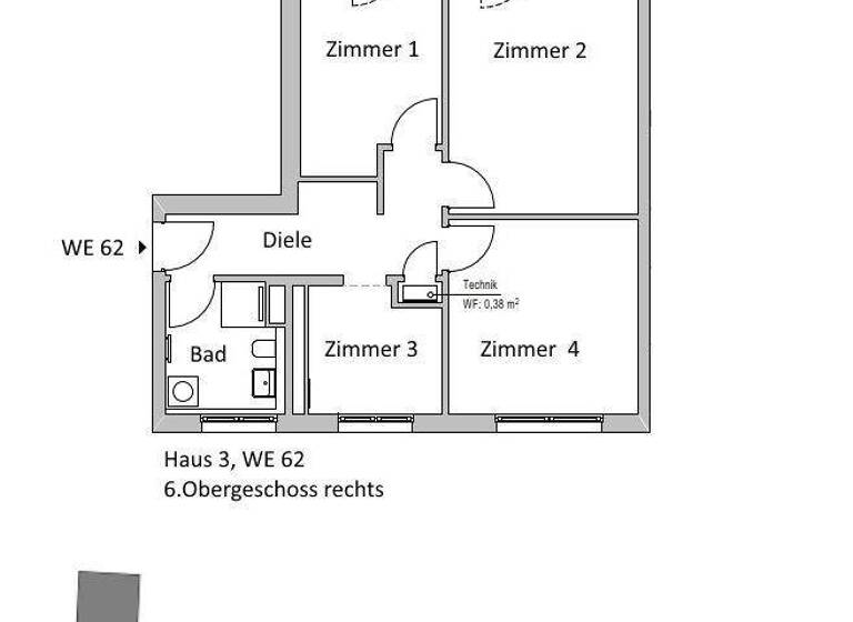 Wohnung zum Kauf - Erstbezug provisionsfrei 691.315 € 3 Zimmer 72,8 m² 6. Geschoss frei ab sofort Manitiusstraße 11 Neukölln Berlin, Neukölln 12047