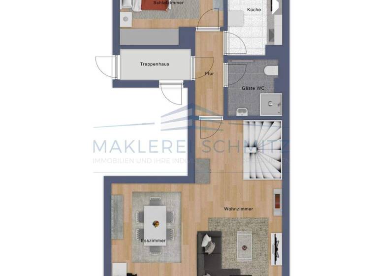 Maisonette zum Kauf 379.000 € 3 Zimmer 86 m² 4. Geschoss Kessenich Bonn 53129