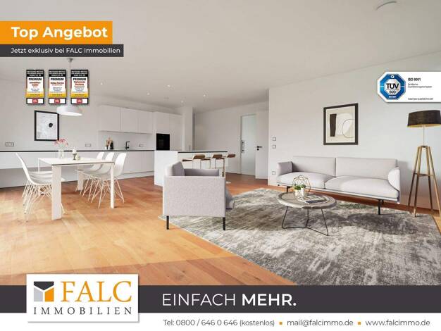 Wohnung zur Miete - Erstbezug 1.900 € 3 Zimmer 100,7 m² frei ab 01.02.2026 Neckargemünd 69151