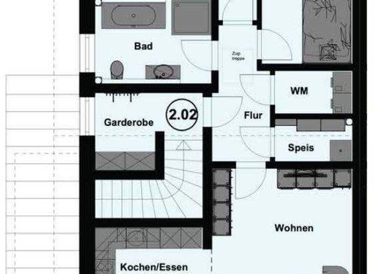 WG-Zimmer zum Kauf - Erstbezug provisionsfrei 443.000 € 3 Zimmer 95,5 m² 1. Geschoss Heining Passau 94036