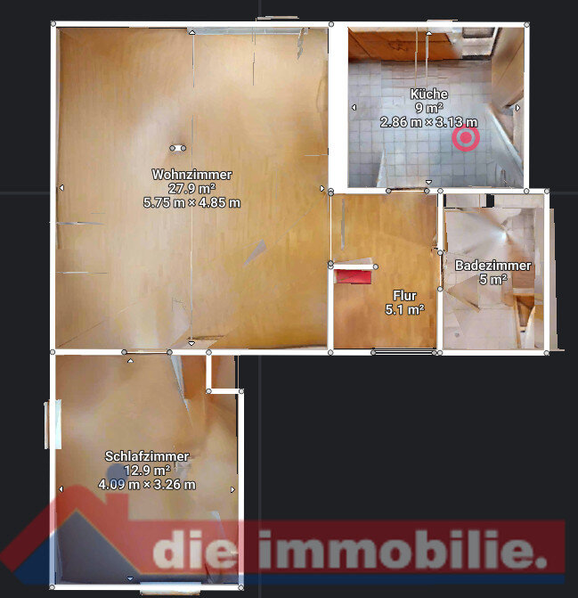 Wohnung zum Kauf 107.000 € 2 Zimmer 51 m²<br/>Wohnfläche Adelheidring Magdeburg / Stadtfeld Ost 39108