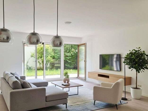 Terrassenwohnung zum Kauf provisionsfrei 465.000 € 2 Zimmer 59 m² EG Milbertshofen-Am Hart München 80809