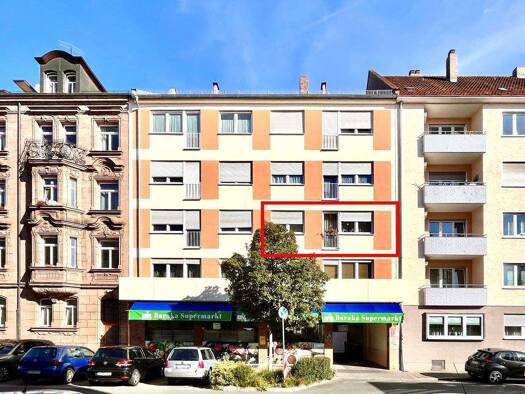 Wohnung zum Kauf 260.000 € 3 Zimmer 75,7 m² Geschoss 2/4 frei ab sofort Goethestraße 25 Maxfeld Weiterer Innenstadtgürtel West / Nord / Ost 90409