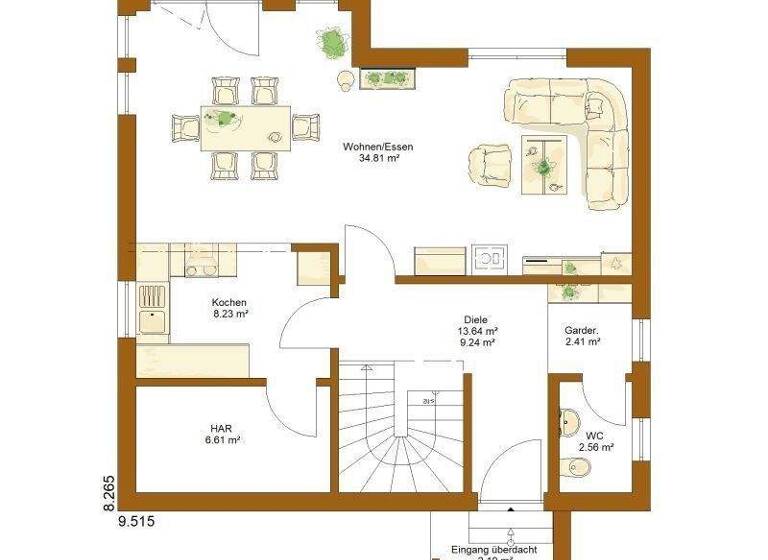 Einfamilienhaus zum Kauf provisionsfrei 393.000 € 4 Zimmer 126 m² 558 m² Grundstück Höpfingen 74746