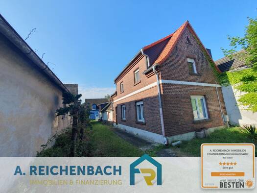 Haus zum Kauf 59.000 € 4 Zimmer 114 m² 972 m² Grundstück Dübener Straße 33 Pressel Laußig 04849