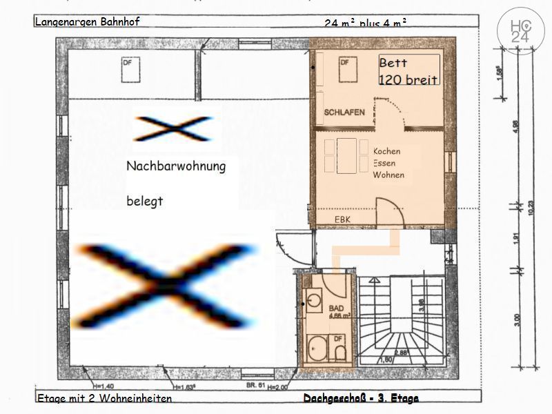 Wohnung zur Miete Wohnen auf Zeit 858 € 2 Zimmer 28 m²<br/>Wohnfläche 03.03.2025<br/>Verfügbarkeit Langenargen Langenargen 88085