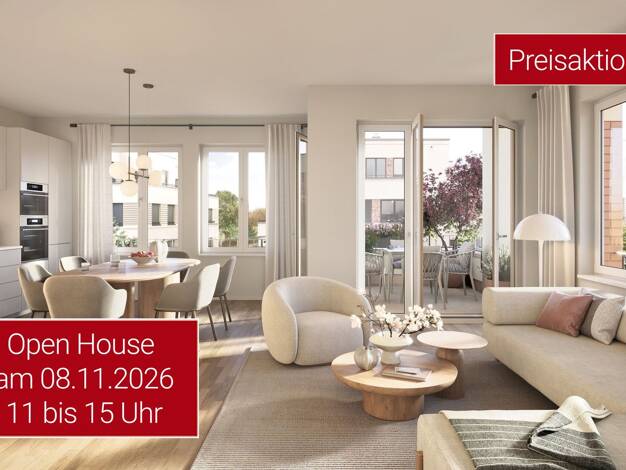 Wohnung zum Kauf - Erstbezug provisionsfrei 429.500 € 2 Zimmer 58,2 m² 2. Geschoss Georg-Hermann-Allee Bornstedter Feld Potsdam 14469