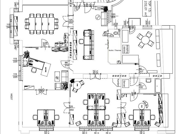 Bürofläche zur Miete 3.086 € 5 Zimmer Wien 1070