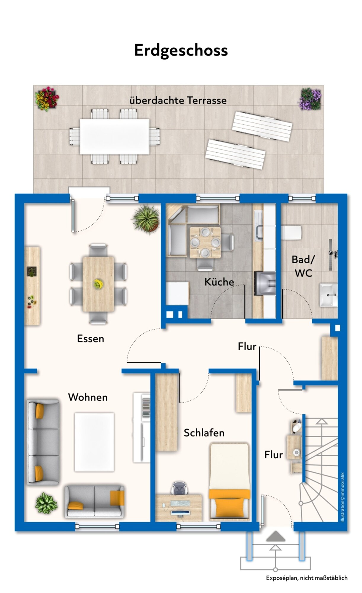 Doppelhaushälfte zum Kauf 205.000 € 5,5 Zimmer 115,1 m²<br/>Wohnfläche 705 m²<br/>Grundstück Dorenkamp - Süd Rheine 48431