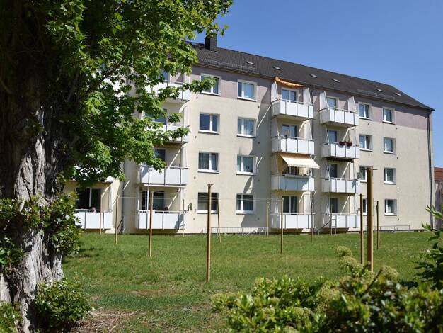 Wohnung zur Miete 465 € 3 Zimmer 58,2 m² 1. Geschoss frei ab sofort Heinrich-Heine-Straße 21 Schkeuditz Schkeuditz 04435
