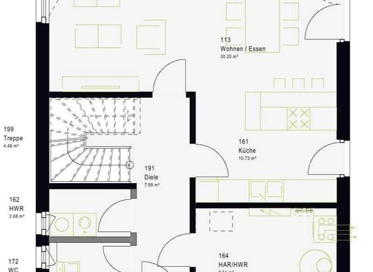 Haus zum Kauf - Erstbezug provisionsfrei 280.000 € 4 Zimmer 134 m² 500 m² Grundstück Neustrelitz 17235