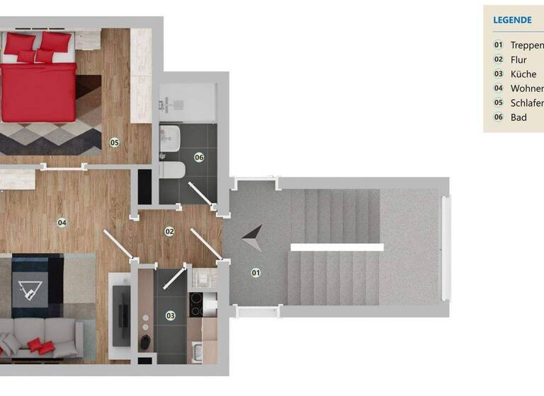 Wohnung zum Kauf 88.000 € 2 Zimmer 34 m² 2. Geschoss Coburg 96450
